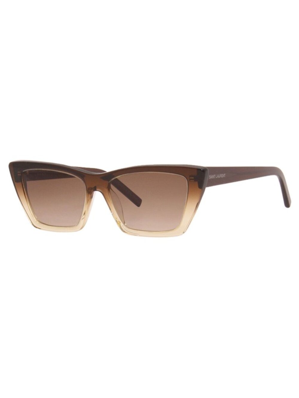 NWT Saint Laurent SL276 019 Cat Eye Brown Women Sunglasses
